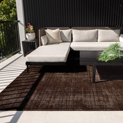 Hayat Loom Chocolate Brown Indoor Outdoor Rug, Rugs Online Rugs Sydney Australia, www.rugsonlinerugs.com.au