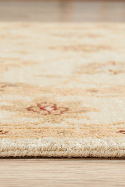 Handmade Indian Chobi Wool Runner Rug 293X80CM