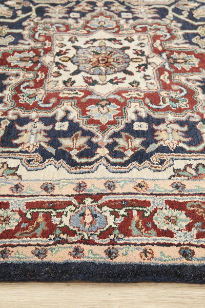 Handmade Fine Garden Design Jaipur Wool Rug 180X120CM