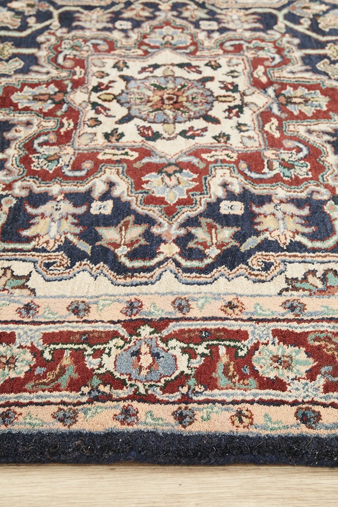 Handmade Fine Garden Design Jaipur Wool Rug 180X120CM