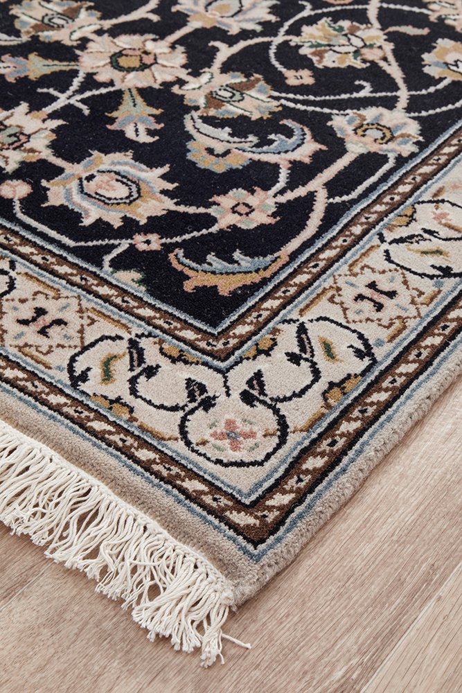 Indian Naein 9052 Navy 501x77cm