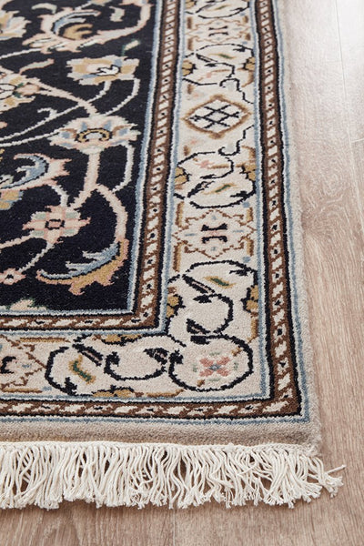 Indian Naein 9052 Navy 501x77cm
