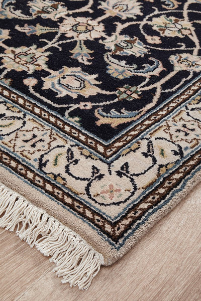 Indian Naein 9053 Navy 490x77cm