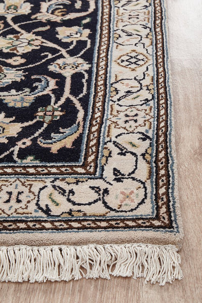 Indian Naein 9053 Navy 490x77cm