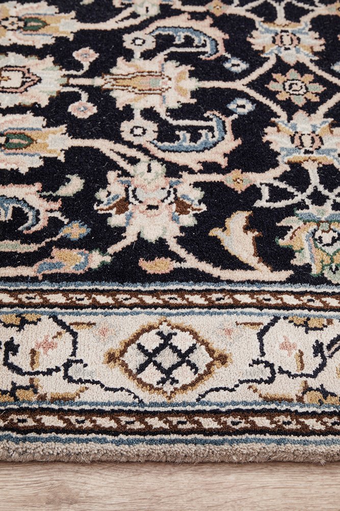 Indian Naein 9053 Navy 490x77cm