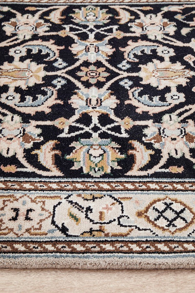 Indian Naein 9060 Navy 391x77cm
