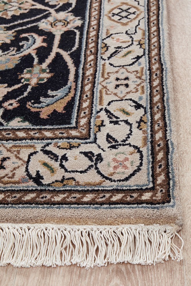 Indian Naein 9070 Navy 303x75cm