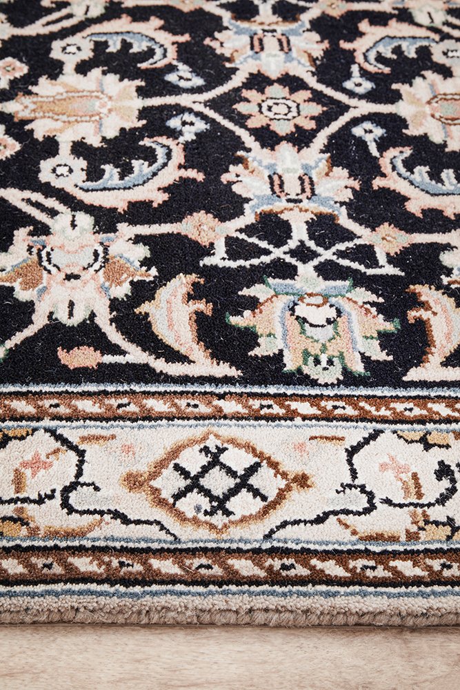 Indian Naein 9070 Navy 303x75cm