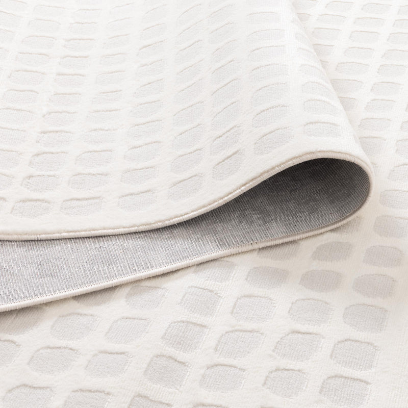 Jackson Geometric Shapes Cream Grey Rug