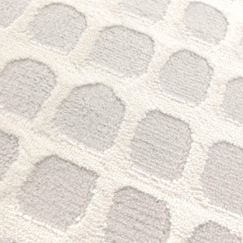 Jackson Geometric Shapes Cream Grey Rug