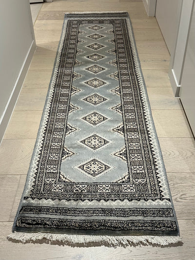 Jaldar Geometric Handmade Fine Wool Runner Rug (560-346) 186x63cm, Rugs Online Rugs Sydney Australia, www.rugsonlinerugs.com.au