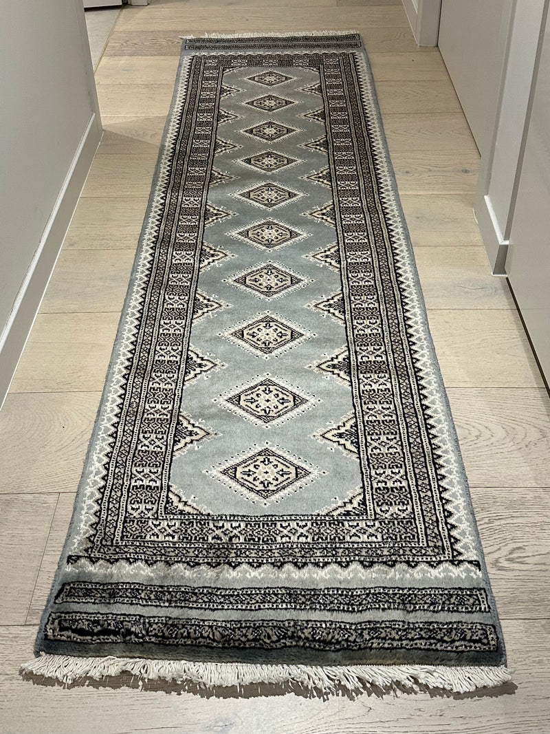 Jaldar Geometric Handmade Fine Wool Runner Rug (560-346) 186x63cm, Rugs Online Rugs Sydney Australia, www.rugsonlinerugs.com.au