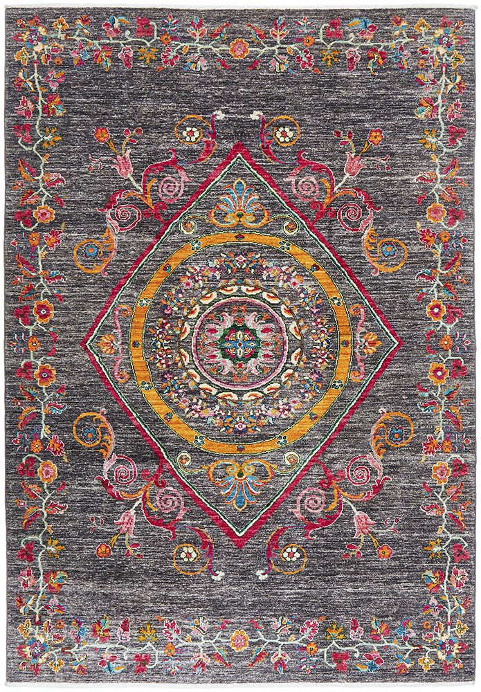 Chobi Handmade Fine Veg Dye Wool Rug 236x162CM