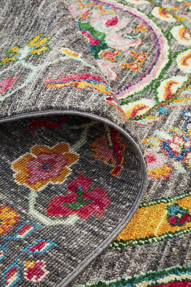 Chobi Handmade Fine Veg Dye Wool Rug 236x162CM