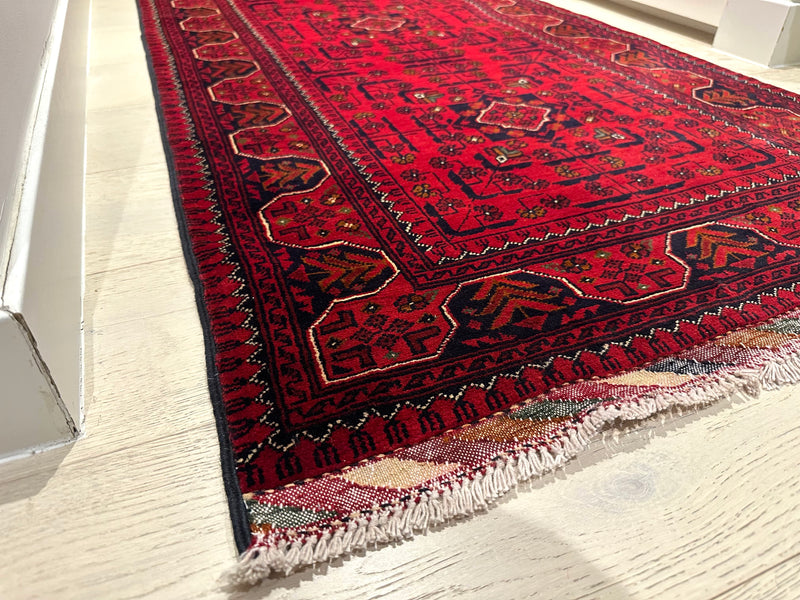 Kamyab Afghan Fine Handmade Tribal Wool Runner Rug (550-2087) 300X79cm, Rugs Online Rugs Sydney Australia, www.rugsonlinerugs.com.au