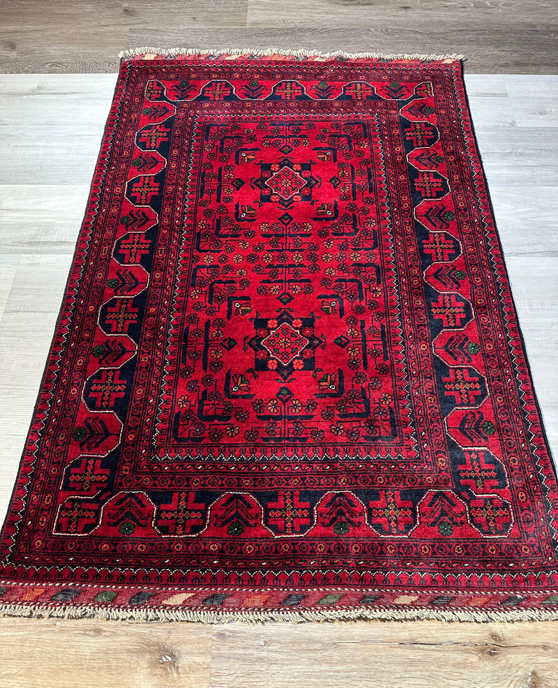 Kamyab Afghan Fine Tribal Wool Rug (550-2124) 156X104CM, Rugs Online Rugs Sydney Australia, www.rugsonlinerugs.com.au