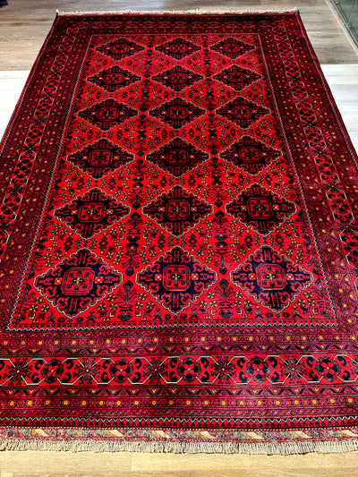 Kamyab Afghan Fine Tribal Wool Rug (550-2025) 294X197CM, Rugs Online Rugs Sydney Australia, www.rugsonlinerugs.com.au