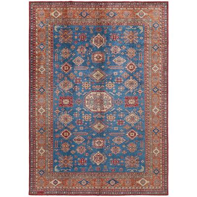 Kazak Handmade Super Fine Veggie Dye Wool 23 Rug 415X297CM