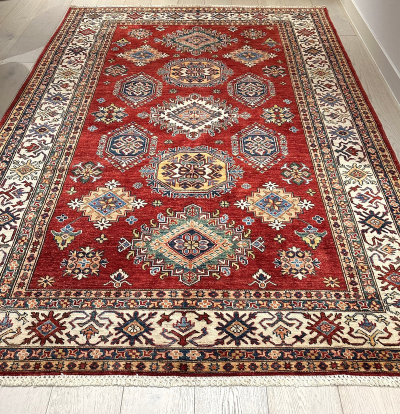 Kazak Super Fine Veggie Dye Rug (600--574) 242x176cm, Rugs Online Rugs Sydney Australia, www.rugsonlinerugs.com.au

