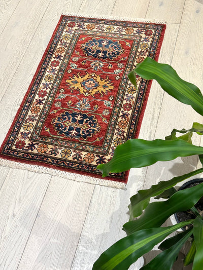 Kazak Super Fine Veggie Dye Rug (STK600-542) 92x59cm, Rugs Online Rugs Sydney Australia, www.rugsonlinerugs.com.au