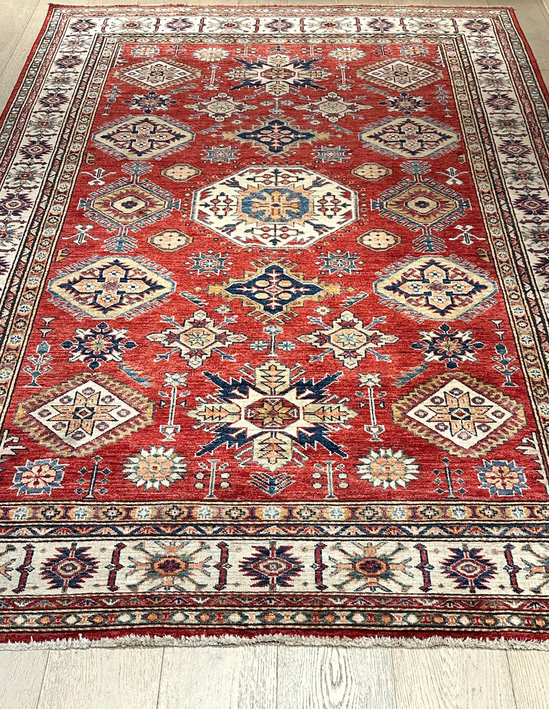 Kazak Super Fine Veggie Dye Wool Rug (550-1685) 250x170cm, Rugs Online Rugs Sydney Australia, www.rugsonlinerugs.com.au