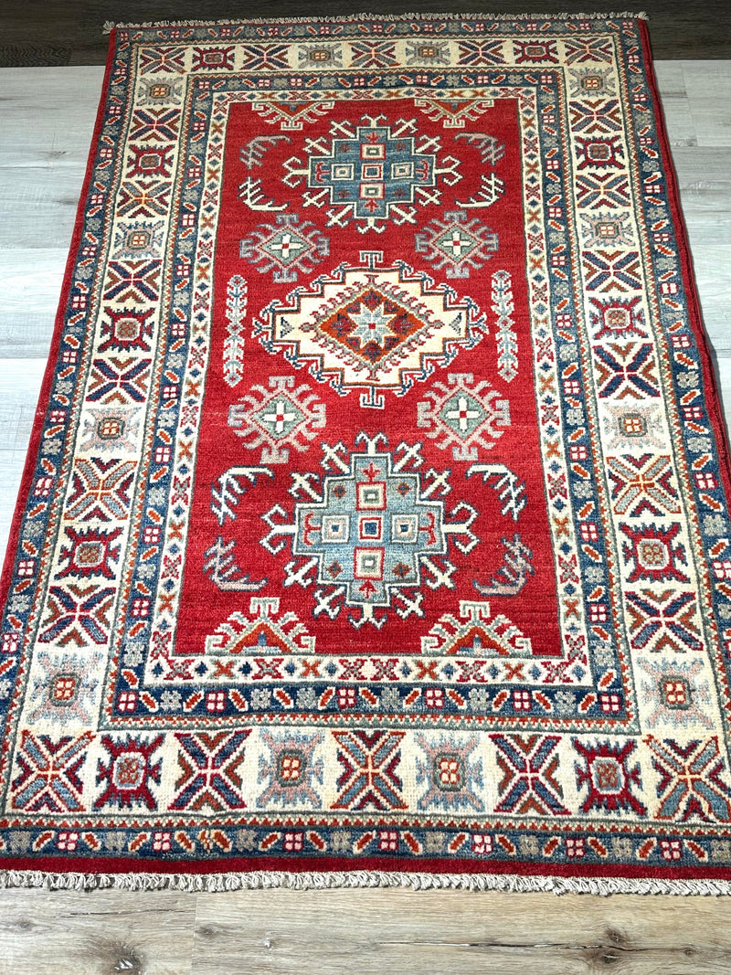 Kazak Tribal Handmade Veggie Dye Rug (550-2066) 156X98CM, Rugs Online Rugs Sydney Australia, www.rugsonlinerugs.com.au