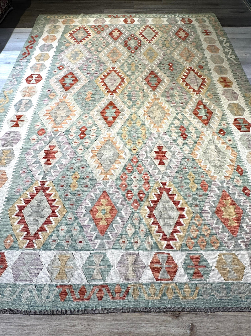 Kilim Chobi Handmade Multi Wool Rug (STK550-2093) 295X217CM, Rugs Online Rugs Sydney Australia, www.rugsonlinerugs.com.au