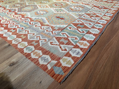 Kilim Chobi Handmade Multi Wool Rug (STK550-2096) 284X203CM, Rugs Online Rugs Sydney Australia, www.rugsonlinerugs.com.au