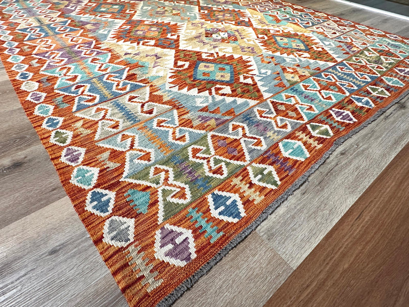 Kilim Chobi Handmade Multi Wool Rug (STK550-2097) 290X202CM, Rugs Online Rugs Sydney Australia, www.rugsonlinerugs.com.au