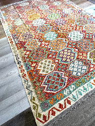 Kilim Chobi Handmade Multi Wool Rug (STK550-2099) 305X214CM