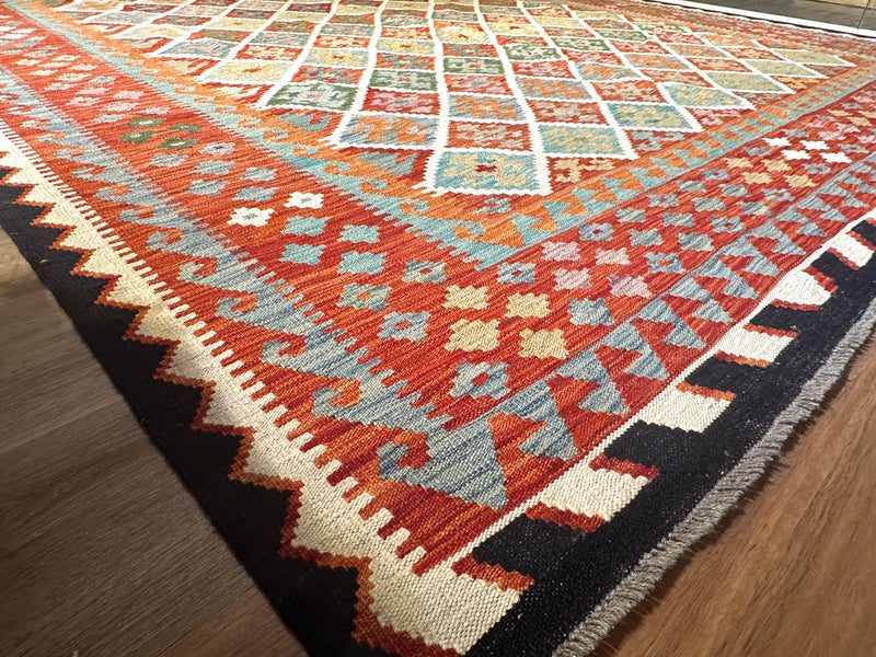 Kilim Chobi Handmade Multi Wool Rug (STK550-2112) 366X279CM, Rugs Online Rugs Sydney Australia, www.rugsonlinerugs.com.au