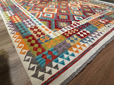Kilim Chobi Handmade Multi Wool Rug (STK550-2115) 339X255CM, Rugs Online Rugs Sydney Australia, www.rugsonlinerugs.com.au