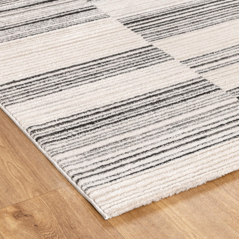 Eliza Lines Grey Rug