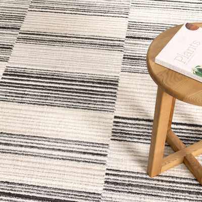 Eliza Lines Grey Rug
