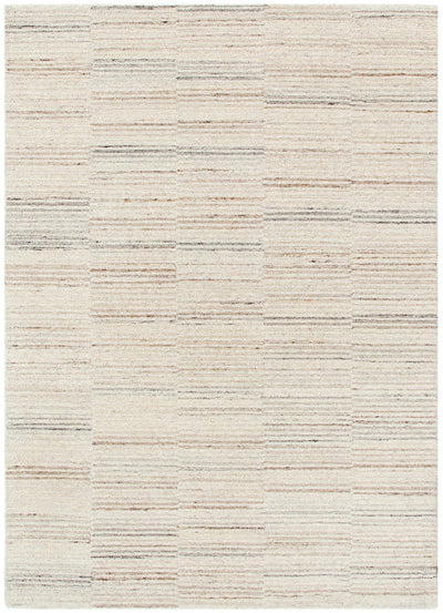 Montrose Coastal Linear Natural Wool Rug