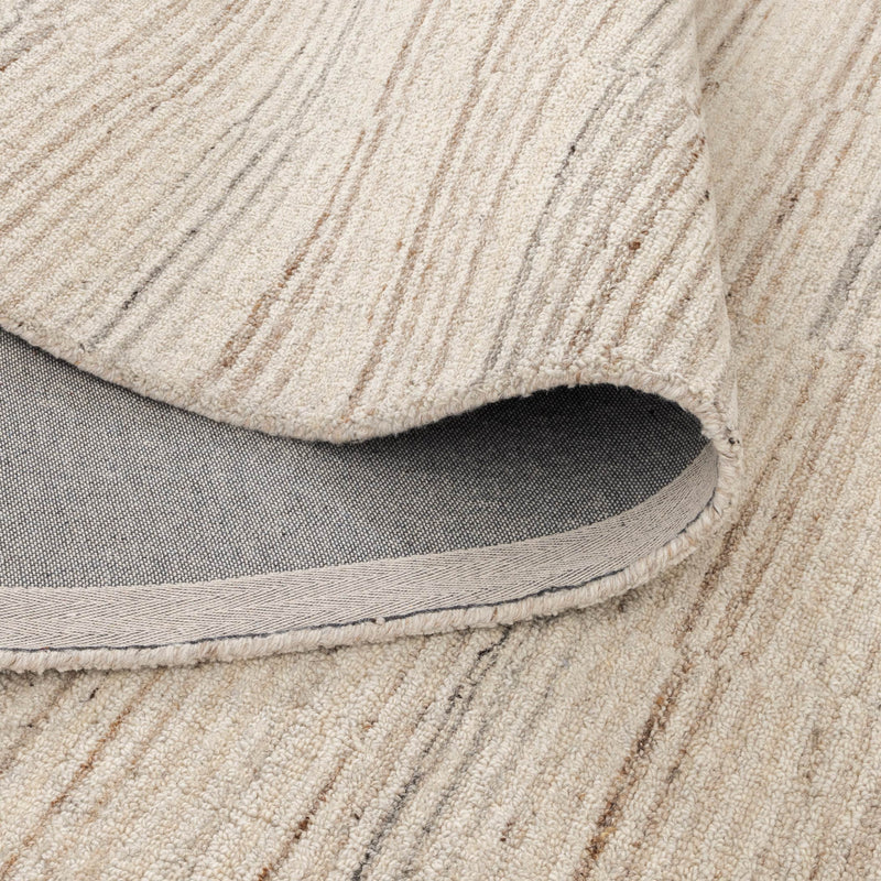 Montrose Coastal Linear Natural Wool Rug