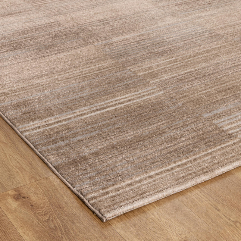 Eliza Lines Brown Grey Rug