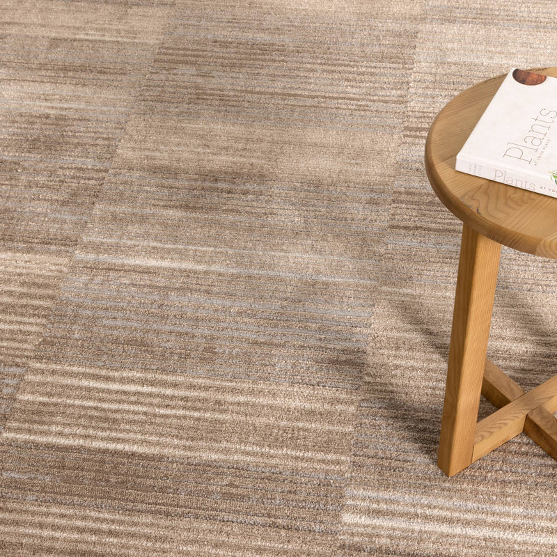 Eliza Lines Brown Grey Rug