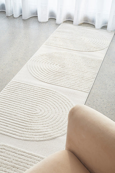 Celine Arden White Runner Rug, Rugs Online Rugs Sydney Australia, www.rugsonlinerugs.com.au