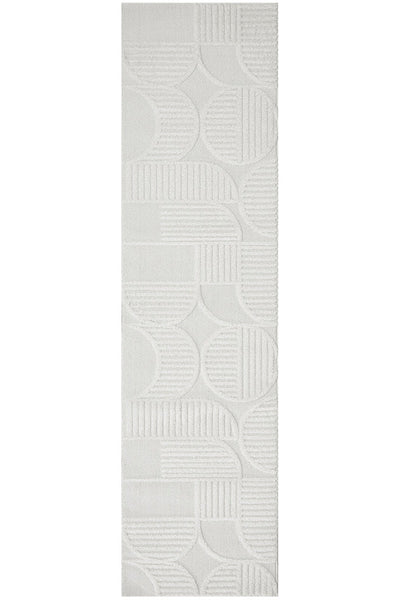 Celine Luxe Modern White Runner Rug, Rugs Online Rugs Sydney Australia, www.rugsonlinerugs.com.au