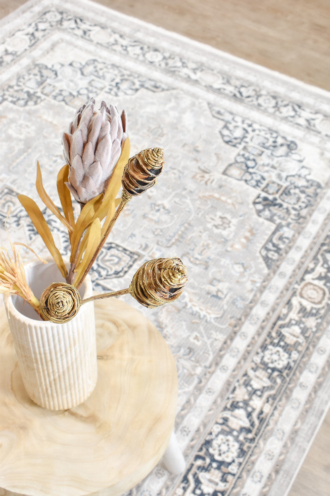 Rugbella Traditional Navy Cream Rug
