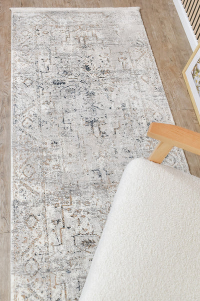 Rugbella William Blue Grey Runner Rug