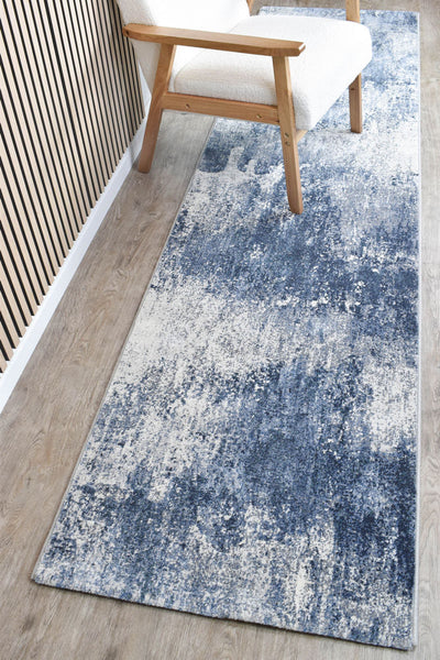 Florence Coastal Blue Runner Rug, Rugs Online Rugs Sydney Australia, www.rugsonlinerugs.com.au