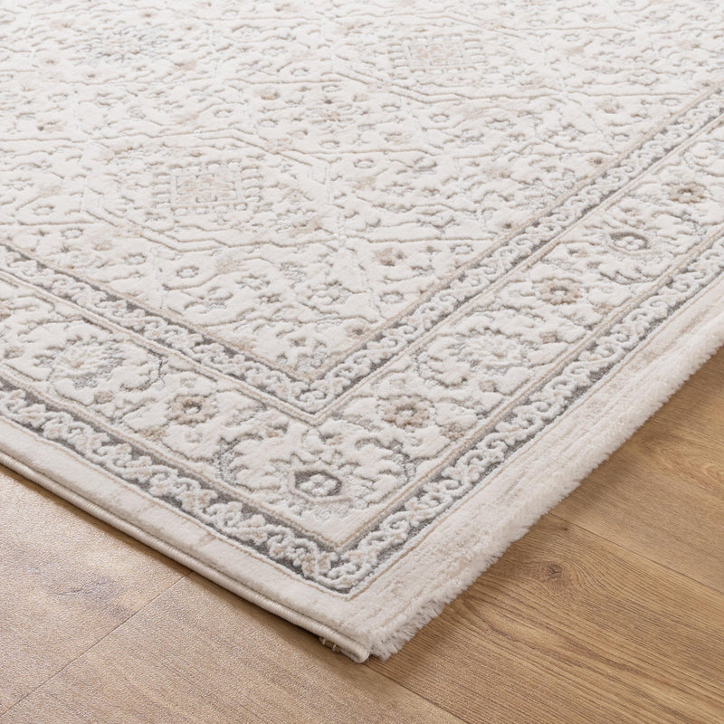 Cha Bella Traditional All Over Cream Beige Rug