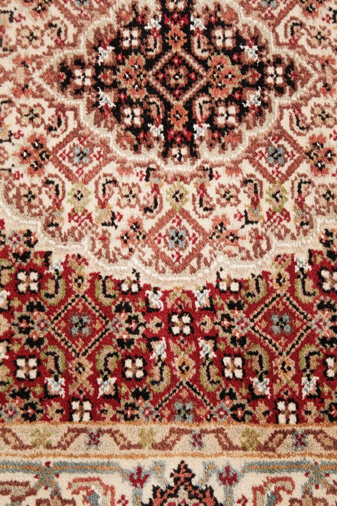 Tabriz Mahi Hand Knotted Wool Rug 140X71CM