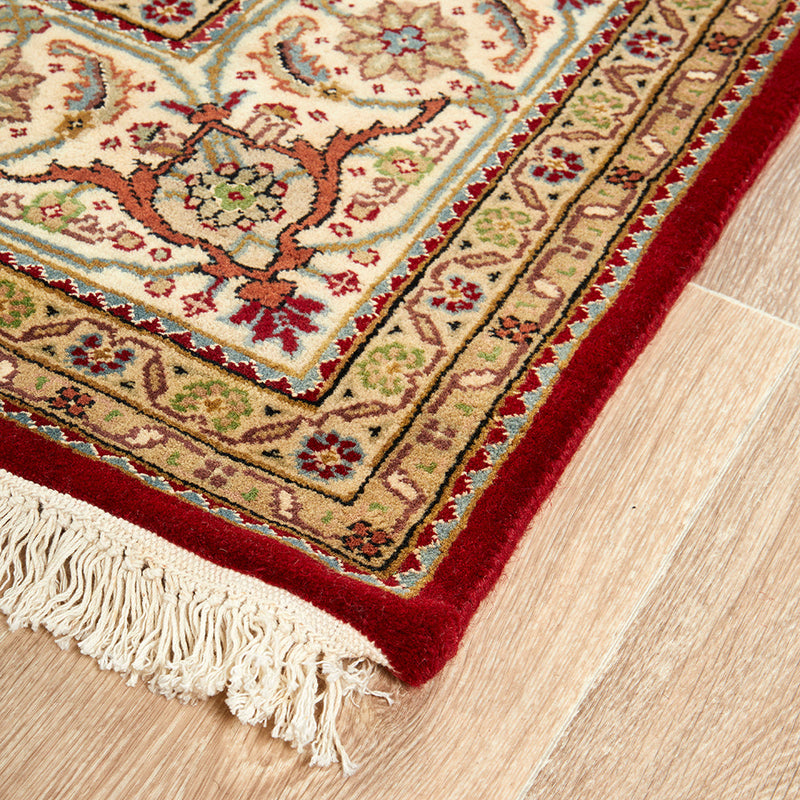 Indian Tabriz Mahi Hand Knotted Wool 27 Rug 301X198CM