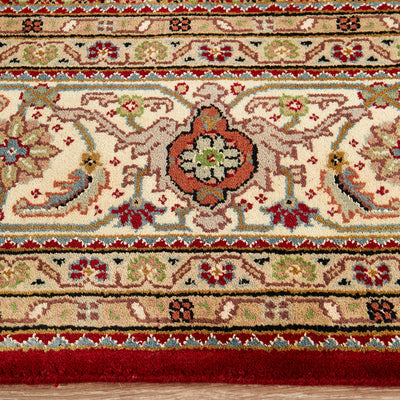 Indian Tabriz Mahi Hand Knotted Wool 27 Rug 301X198CM