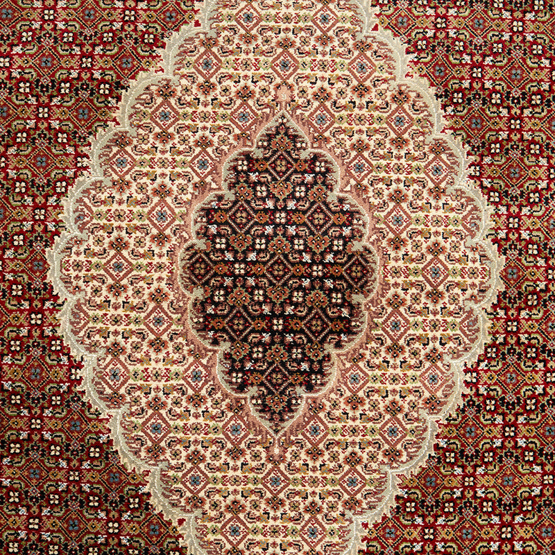 Indian Tabriz Mahi Hand Knotted Wool 27 Rug 301X198CM