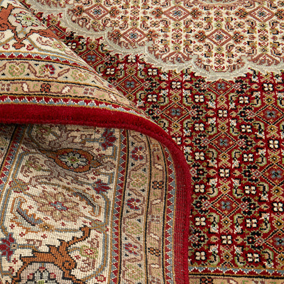 Indian Tabriz Mahi Hand Knotted Wool 27 Rug 301X198CM