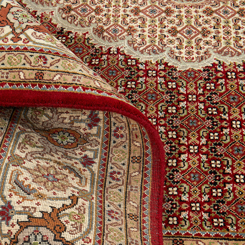 Indian Tabriz Mahi Hand Knotted Wool 27 Rug 301X198CM